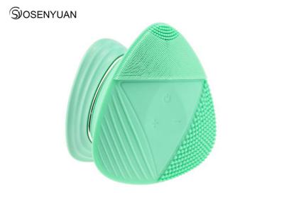 Unisex Gender Ultrasonic Facial Cleansing Brush , Sonic Silicone Face Cleansing Brush