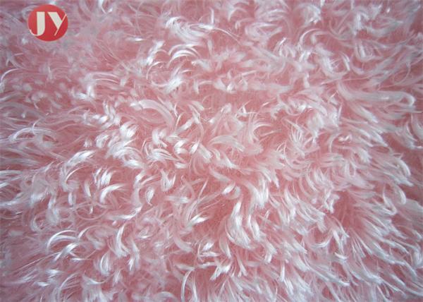 Knitting Polyester Plush Toy Fabric Soft Frizzle Fur Plush Hair Curly Hair Fabric