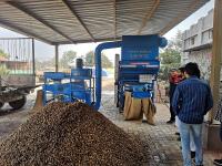 arachide de 800 kg/h heures écossant l'écrou de machine écossant la coquille d'arachide de machine enlevant la machine
