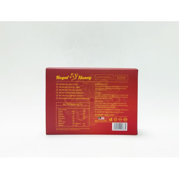 Red Horse Honey Men'S Energy Booster With 93% Pure  Tongkat Ali & Ginseng