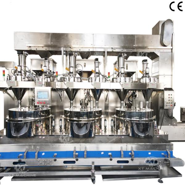 Máquina automática de recubrimiento de nueces para el procesamiento de alimentos