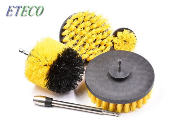 Nylon Filament Drill Scrub Brush Quick Change Shafts Dust Filth Remove