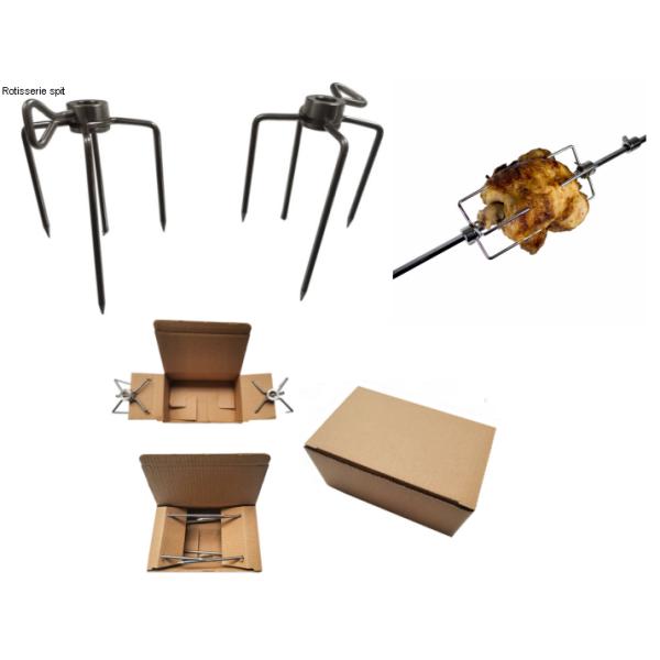 Нержавеющая сталь Барбекю гриль Ротиссирная Слюнный рог Мясо вилка для и преимущественные особенности