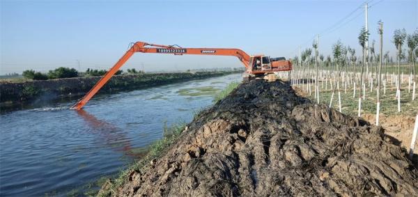 Máquina escavadora Long Reach Boom do OEM e cubeta do braço 0.4CBM, acessório longo CAT320 do braço do crescimento