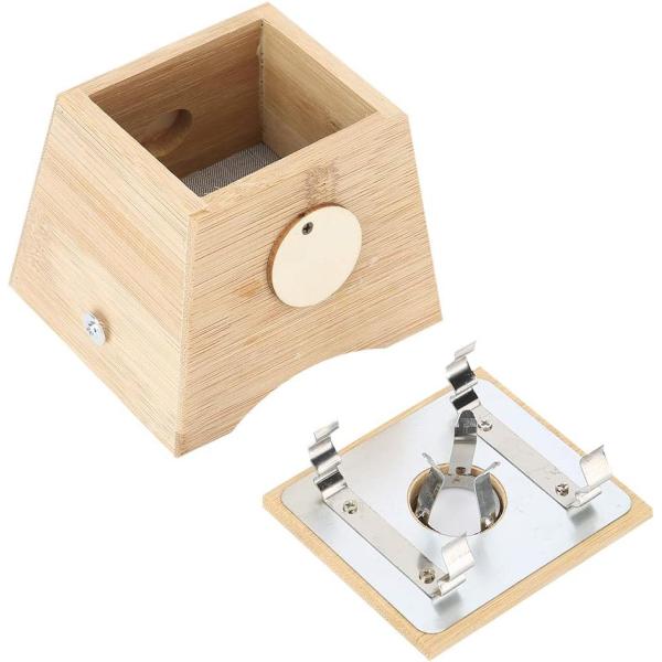 Bamboo Moxa Box Burner Moxa Roll Stick Holder Neck Body Naval Acupoint Massage for Acupuncture