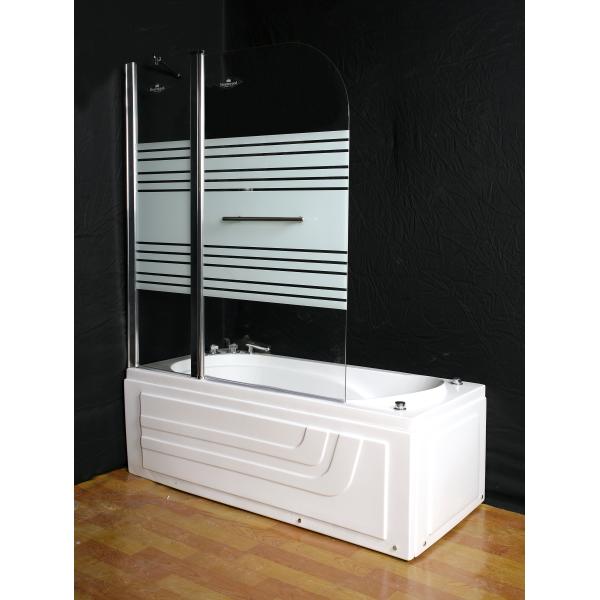 Glass Screen Shower Door Enclosures 140*120 / 180*80cm Size For Bath Tub