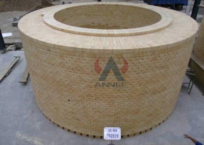 ISO9001 tijolos dados forma especiais do barro refratário 48% AL2O3 2.35g