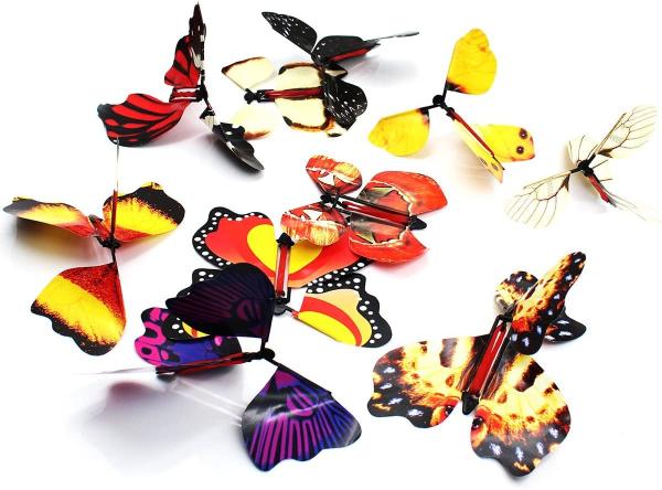 Great Surprise Flutter Flyers Magic Fairy Flying Butterfly 5 Packs For Kids