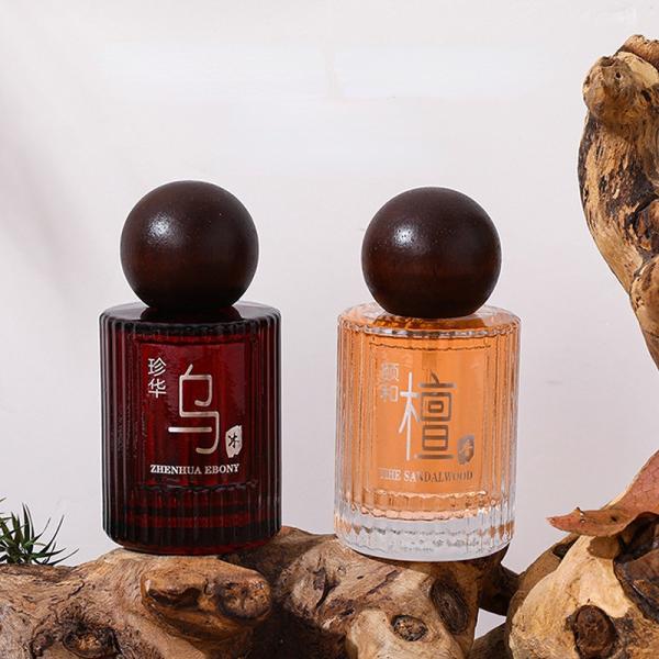 Unisex Ebony Sandalwood Niche Wood Perfume Spray for Home Office Car Hotel and Gift