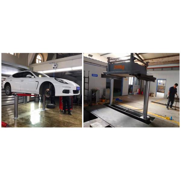 Low Cost In Ground Hydraulic Car Lifts Long Platform One Column Underground Auto Lift 1850mm/3500kg