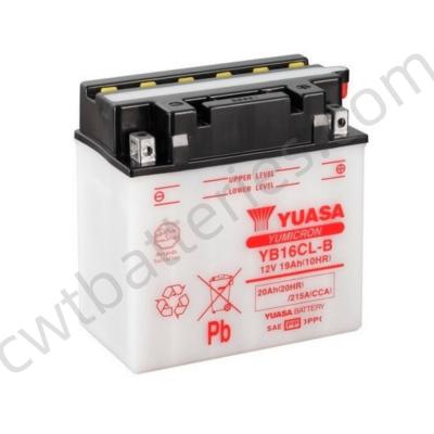 YUASA YB16CL-B Jet Ski Battery Rechargeable 12V 19Ah Replacement Batteries Ready to Use Type