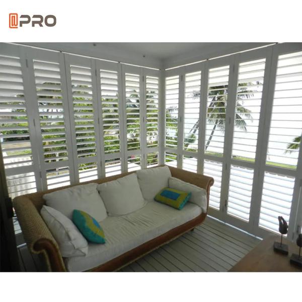 Outdoor Ventilation Fixed Blade Aluminium Louver Window Door Fade Resistant