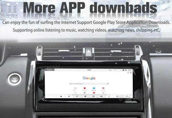 10.4 inch Android Car Radio For Land Rover Discovery 5 LR5 L462 2017-2020 GPS Navigation Player Touch Screen Carplay Hea
