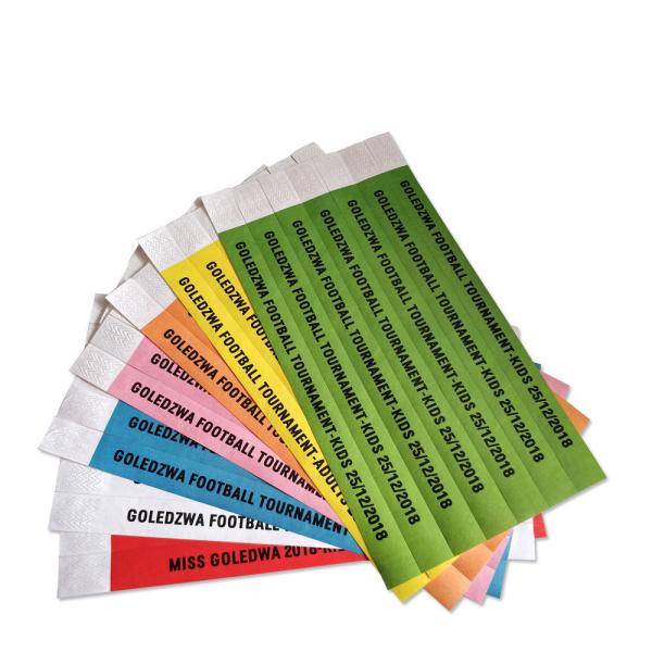 Customized Snap Closure Tyvek Paper Wristbands The Ultimate Event Security Solution