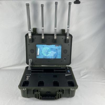 5KM~10KM 360° Espaço Aéreo Completo IP66 Nível de Proteção 900M 1.4G 2.4G 5.2G 5.8GHz 10 Horas Operação Detecção por Detector de Drones