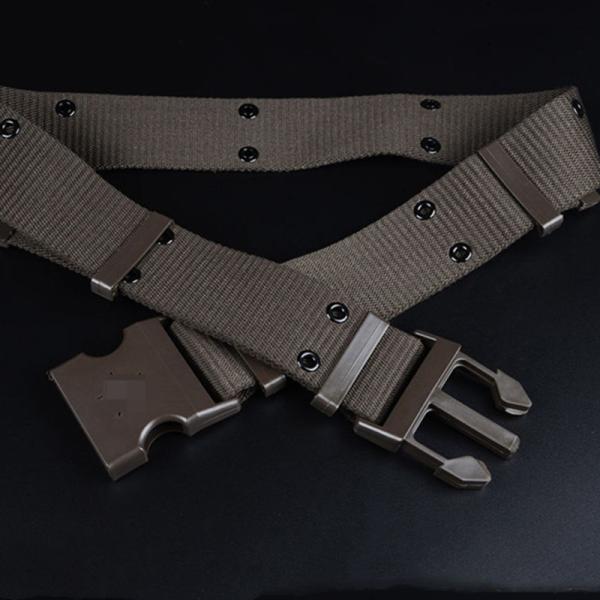 5cm Outdoor Hunting Gear 125cm Nylon Tactical Belt Metal Buckle