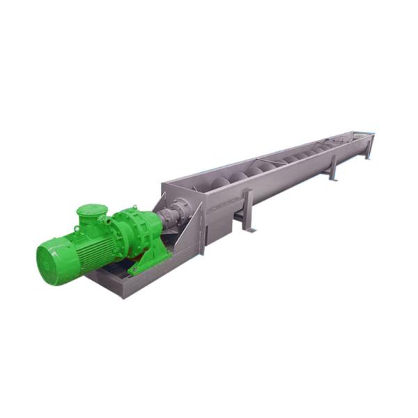 Transportador de tornillo helicoidal de acero inoxidable 304 y acero al carbono para la industria del cemento