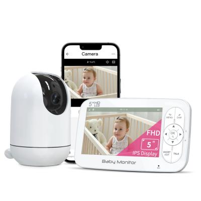 Home Smart Split Screen Baby Monitor Wifi 2.4Ghz 1080P llamada de audio y video de dos vías