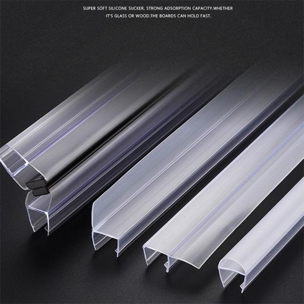Low Minimum Order Quantity Glass Shower Screen Bottom Seal Strip PVC Silicone Rubber Plastic Bathroom Glass Door Seal Strip