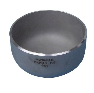 Seamless Stainless Steel Pipe Cap with Welding Connection and Customized Size for Industrial Pipeline Protection