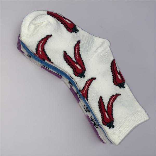 Customizable Non-slip Socks for Kids Organic Cotton Material and Cartoon Print Pattern