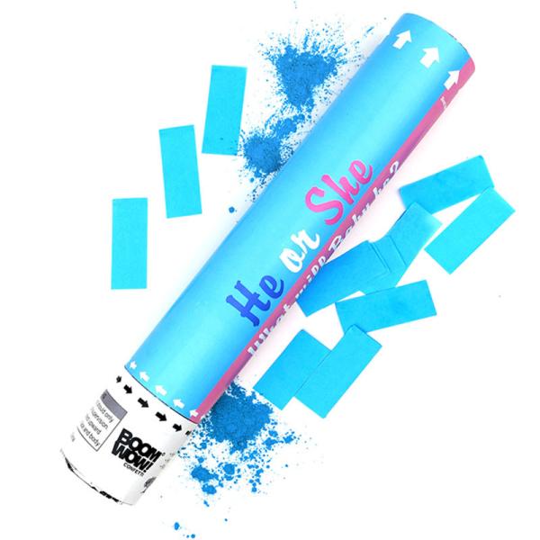 Boomwow wholesale party supply gender reveal confetti popper confetti cannon