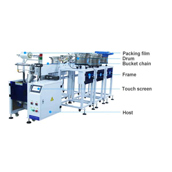 New Technology Small Scale Packaging Fastener Gasket Nut Bolt Counting Machine