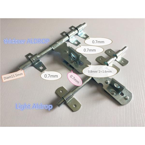 Lightweight Door Bolt Latch Bright Brass Plated 10" Lightweight