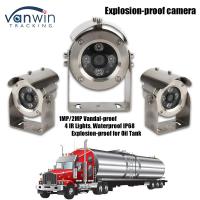 IP68 Caméra anti-explosion à l'apparence métallique avec fonction anti-corrosion pour navire-citerne