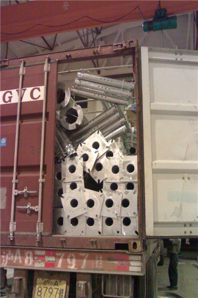 Galvanized Stainless Lamp Steel Street Light Pole As Mast FloodLighting Poles