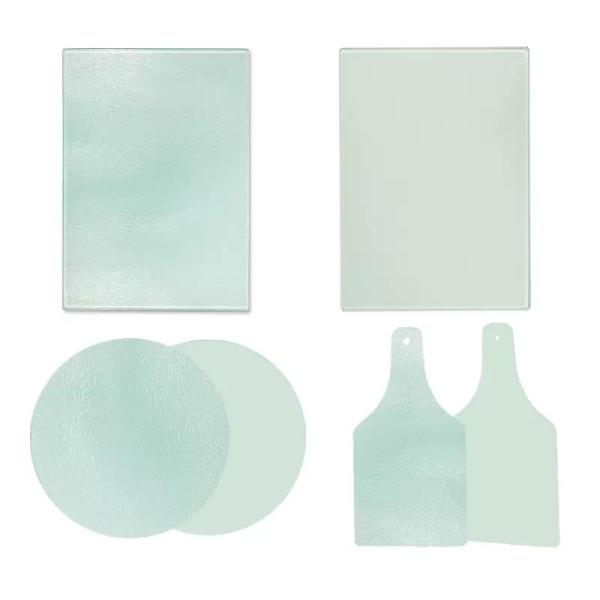 Various Shape Sublimation Glass Chopping Board Heat Resistance