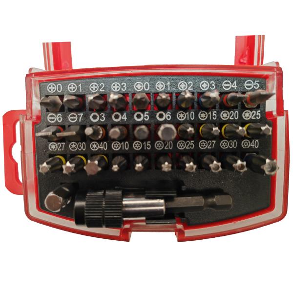 screwdriver and  socket  set 32 pce S2/CR-V steel S2 material is ideal for powered drills and impact drivers