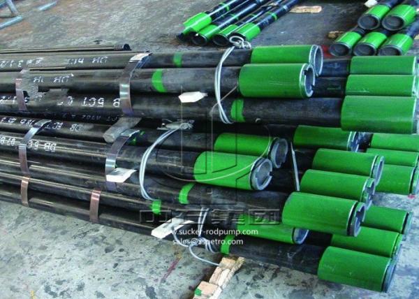 Filhote de cachorro padrão do API 5CT da tubulação do aço de liga comum com bocal sem emenda e filhote de cachorro comum para serviços do campo petrolífero