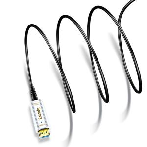 TPE Fiber Optical HDMI Cable 75 Feet 18Gbps 4K 60Hz With Apple TV Ps4 Xbox One