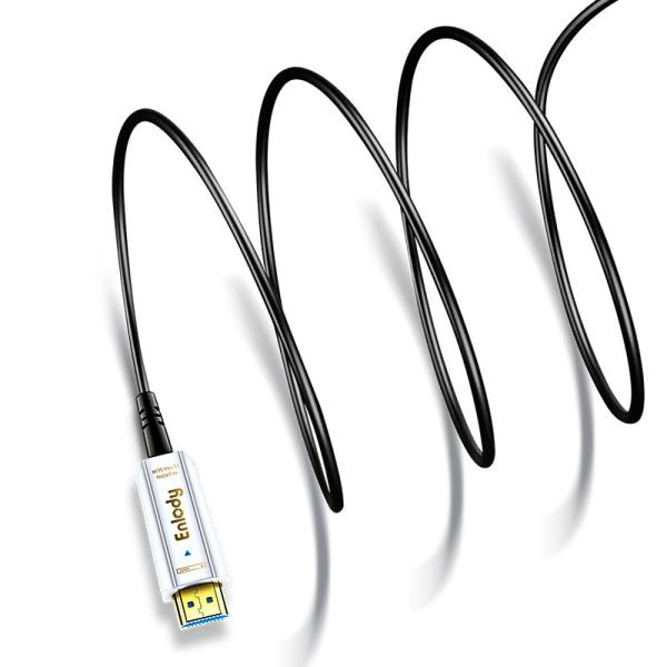 La fibre HDMI optique de bande câblent 75 pieds de 18Gbps 4K 60Hz avec le Xbox
