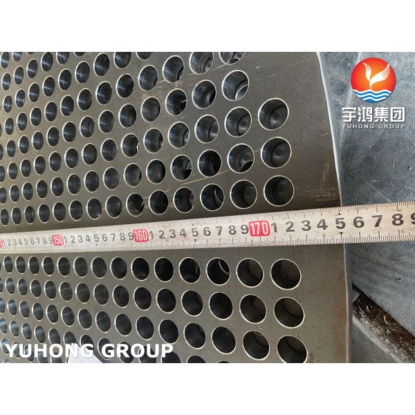 Carbon Steel Baffle Plate Support Plate ASME SA516 GR 70 For Heat Exchanger