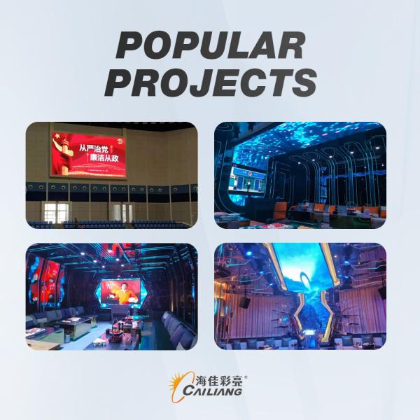 2024 Cailiang D4 RGB Full Color LED Advertising Panels with and Long Lifespan ≥10000h