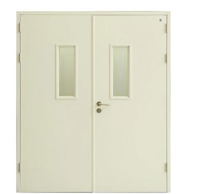 Hospital Fire Rated Swing Door 1.5mm Frame 1.0mm leaf For Clean Room