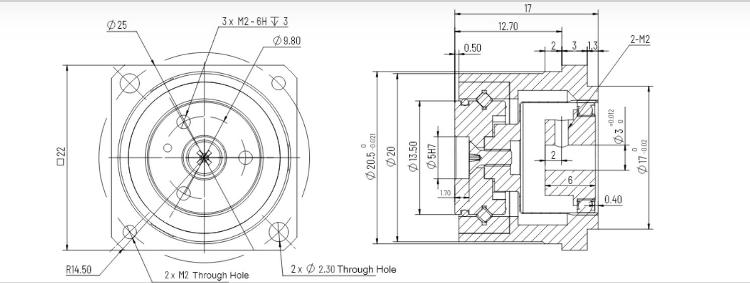 CSF5 Mini Harmonic Reducer