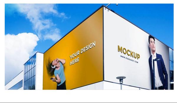 500*1000mm IP65 Waterproof Outdoor LED Advertising Screen AC100 - 240V Input Voltage