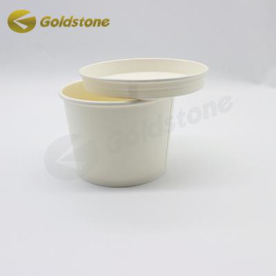 Plain Food Grade Disposable Cup Lids Paper Ice Cream Cups With Lids Custom