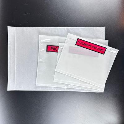 Moisture Proof Packing List Envelope Dustproof Packing Slip Envelope Pouches Customized