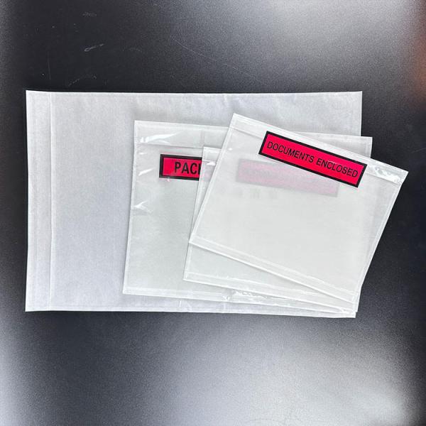 Moisture Proof Packing List Envelope Dustproof Packing Slip Envelope Pouches Customized