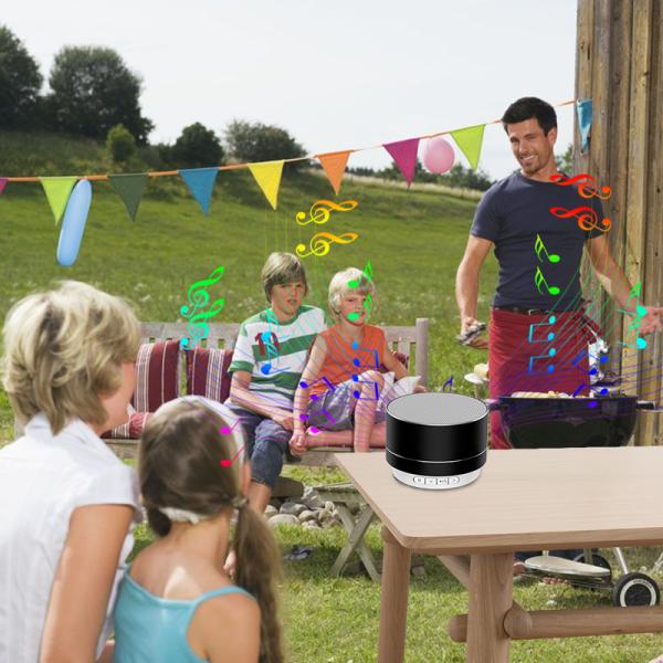High Sound Quality Customizable Logo Metal Mini Waterproof Wireless Blue tooth Speaker For Outdoor Home