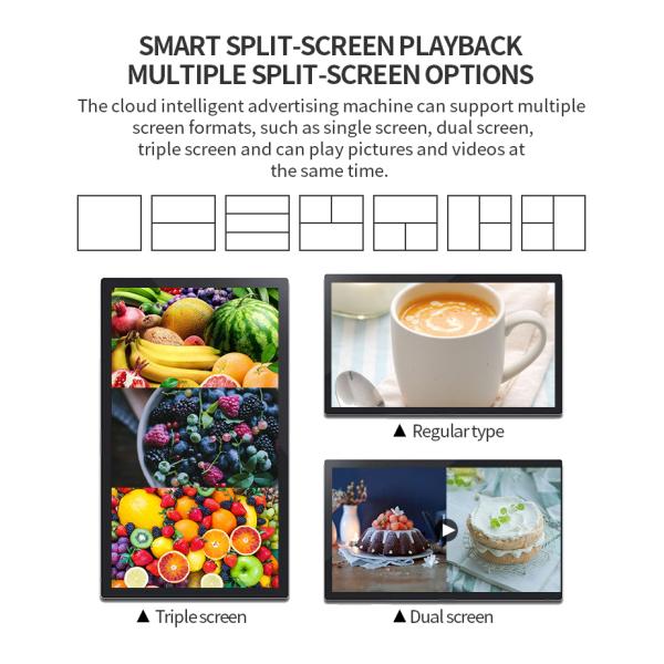 Стена 43 дюймов установила ROM Signage 8G цифров рекламы 10bit