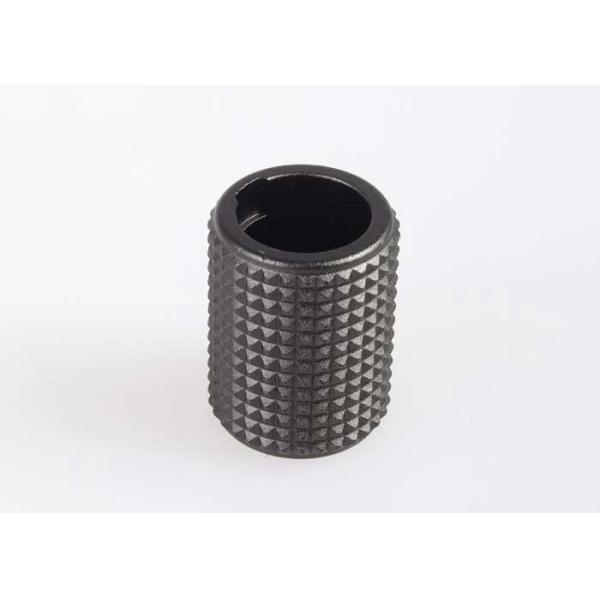 Precision Aluminum CNC Machine Parts Diamond Knurled Sleeve For Earphone Parts