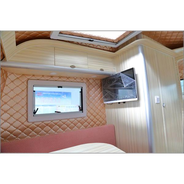 Трейлер каравана туриста дизайна Америки просторный с окном 3 взглядов со стороны