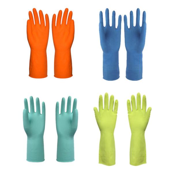 Cotton Spray Flocklined Dishwashing M45g Household Cleaning Gloves