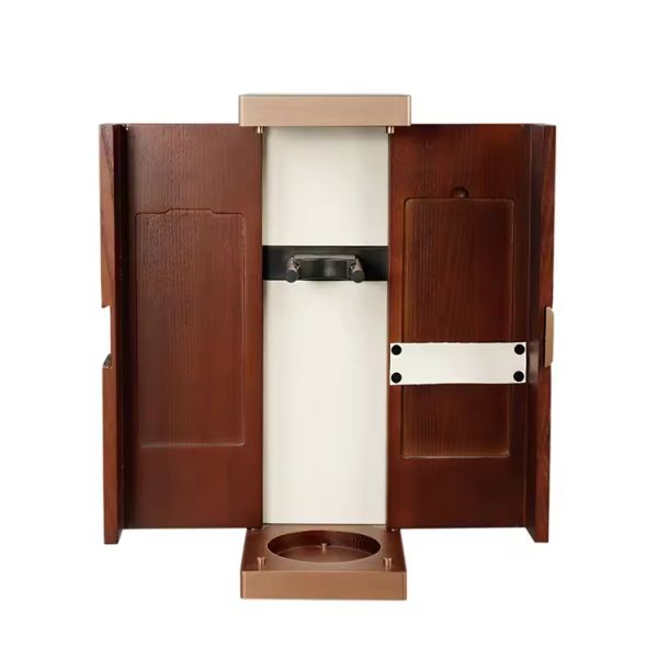 Customized Luxury Wooden Wine Box with MDF Wood Piano Lacquer and Moisture-Resistant Finish