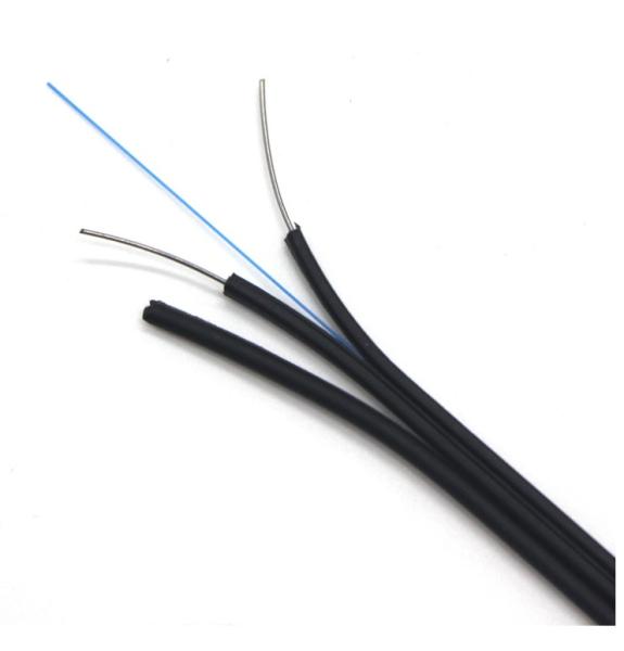 1F 2F 4F Self Supporting Drop Cable FTTH Butterfly Drop Cable Black 2.0×5.0mm